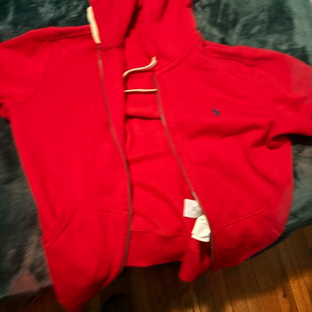 Polo hoodie:size medium